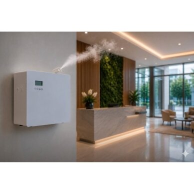 Nutikas kommertslik aroomidifuuser | 15W | 1000 ml | HVAC süsteemidele | 3000–4000 m³ | kahe vedeliku atomiseerimine | 288x205x274 mm | metallist | vabalt seisev | valge 4 Nutikas kommertslik aroomidifuuser | 15W | 1000 ml | HVAC süsteemidele | 3000–4000 m³ | kahe vedeliku atomiseerimine | 288x205x274 mm | metallist | vabalt seisev | valge 4