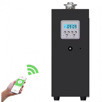 Nano aromātu difuzors lielām telpām | WiFi / Bluetooth | 150 ml | 600 m³ | 12V DC | 8W | 172x84x210 mm | metāla korpuss | melns 3 Nano aromātu difuzors lielām telpām | WiFi / Bluetooth | 150 ml | 600 m³ | 12V DC | 8W | 172x84x210 mm | metāla korpuss | melns 3