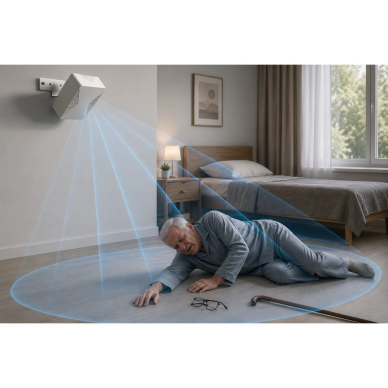 Kukkumise tuvastamise andur | Zigbee 3.0 | 60GHz radar | 4x4m kukkumise tuvastamine | seinakinnitus | inimese kohaloleku ja kukkumise jälgimine 4 Kukkumise tuvastamise andur | Zigbee 3.0 | 60GHz radar | 4x4m kukkumise tuvastamine | seinakinnitus | inimese kohaloleku ja kukkumise jälgimine 4