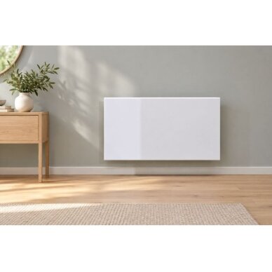 Smart freestanding / wall-mounted electric radiator with digital thermostat | 750W | 230V | 420x510x87mm | WiFi + Bluetooth | IP24 | white | ADAX NEO Compact 07 KWT White 4
