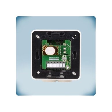 Viedais zemapmetuma CO2 sensors-kontrolieris | CO2 400-2000ppm | T 0…50°C | 0-95%rH | 0-10VDC/0-20mA/PWM | Modbus RTU | 24VAC/VDC | IP30 | Sentera Controls | FCMFG-R 4