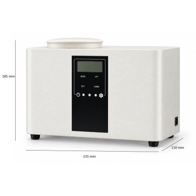 Smart industrial aroma diffuser | 10W | 12VDC | 500ml | 500-1000m³ | 235x185x110mm | white | Bluetooth 2 Smart industrial aroma diffuser | 10W | 12VDC | 500ml | 500-1000m³ | 235x185x110mm | white | Bluetooth 2