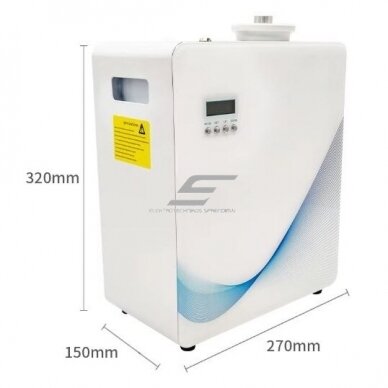 Viedais industriālais aromāta difuzors | 26W | 230V | 1000ml | 3000-5000m³ | 320x270x150mm | balts | Bluetooth 3 Viedais industriālais aromāta difuzors | 26W | 230V | 1000ml | 3000-5000m³ | 320x270x150mm | balts | Bluetooth 3