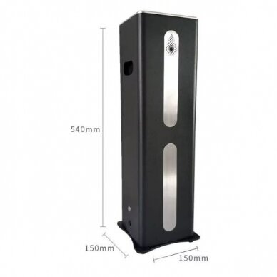 Nutikas tööstuslik aroomidifuuser | 14W | 12VDC | 500ml | 1000-1500m³ | 540x150x150mm | must/hõbedane | Bluetooth 3 Nutikas tööstuslik aroomidifuuser | 14W | 12VDC | 500ml | 1000-1500m³ | 540x150x150mm | must/hõbedane | Bluetooth 3