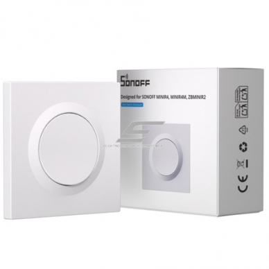 Smart wall switch | 1 button | recessed | white | Wi-Fi | ZigBee | SONOFF | E1GS | 6920075743272