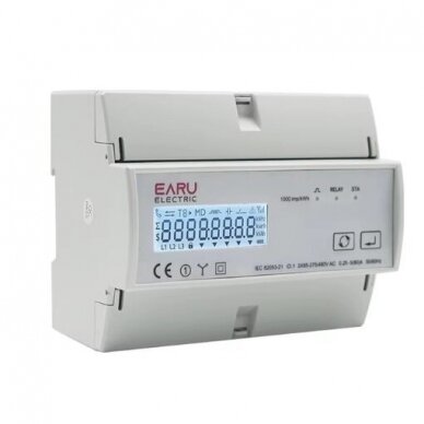 Smart | digital | electricity meter with 3 current transformers CT 80A | 3F | 230/380V | Zigbee 1