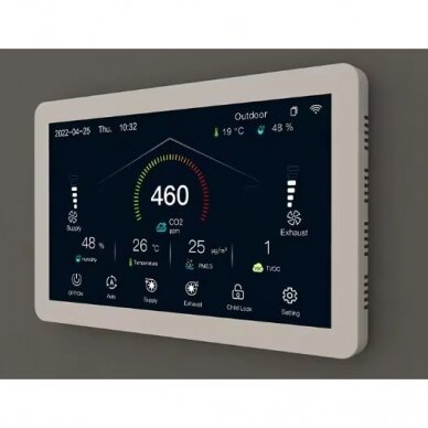Nutikas ventilatsioonisüsteemi kontroller CO2 ja õhukvaliteedi anduriga | AC/EC/DC ventilaatoritele | 110-240VAC | Wi-Fi | Tuya 1 Nutikas ventilatsioonisüsteemi kontroller CO2 ja õhukvaliteedi anduriga | AC/EC/DC ventilaatoritele | 110-240VAC | Wi-Fi | Tuya 1