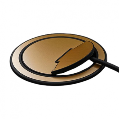 Izvelkama kontaktligzdu kārba | montējama mēbelēs | 8 moduļi | 330x100 mm | zelta 3 Izvelkama kontaktligzdu kārba | montējama mēbelēs | 8 moduļi | 330x100 mm | zelta 3