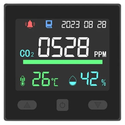 Inteligentny miernik CO2 i jakości powietrza | czujnik | 12VDC | 0-5000PPM | RS485 | IoT | Tuya Inteligentny miernik CO2 i jakości powietrza | czujnik | 12VDC | 0-5000PPM | RS485 | IoT | Tuya