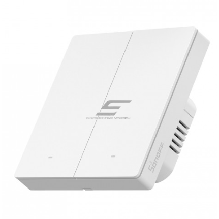 Tark seinalüliti | 2-nupuline | süvistatav | 10A | 240VAC | IP20 | Sonoff ZBM5-2C-86W