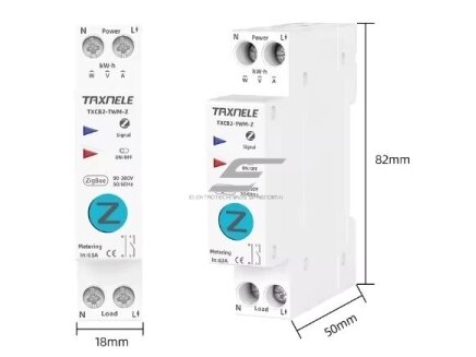 Išmanus automatinis jungiklis | valdomas nuotoliu Wi-Fi | 1P | 63A | 230V | TUYA | ZigBee Smart 2 Išmanus automatinis jungiklis | valdomas nuotoliu Wi-Fi | 1P | 63A | 230V | TUYA | ZigBee Smart 2