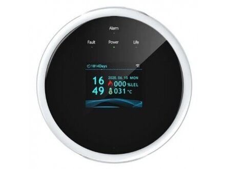 Išmanus dujų nuotėkio jutiklis | daviklis | 230VAC | Wi-Fi | Smart Life | TUYA | COWIFITUYA