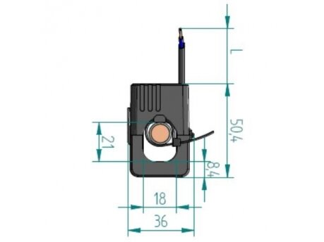 Išardomas srovės transformatorius | 150/5A | 1VA | IP20 | ELEQ | 48488787/4Q4B58 2