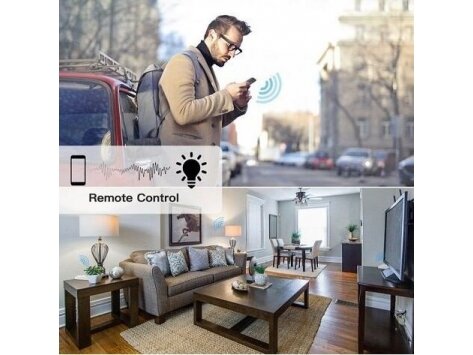 Išmanus | nuotolinis jungiklis | 230VAC | 10A | 2200W | Wi-Fi | TUYA | WOOX | R4967 3 Išmanus | nuotolinis jungiklis | 230VAC | 10A | 2200W | Wi-Fi | TUYA | WOOX | R4967 3