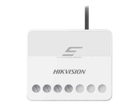 Išmanus | belaidis dvipusio ryšio relinis modulis | valdymo sistema | 100-240VAC | Hikvision DS-PM1-O1H-WE AX PRO Išmanus | belaidis dvipusio ryšio relinis modulis | valdymo sistema | 100-240VAC | Hikvision DS-PM1-O1H-WE AX PRO