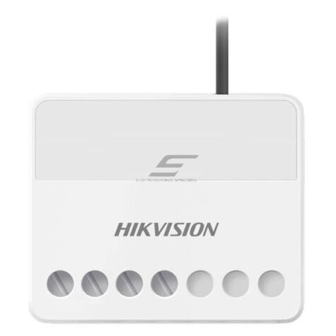 Viedais | Bezvadu divpusējās saziņas releja modulis | Vadības sistēma | 100-240VAC | Hikvision DS-PM1-O1H-WE AX PRO Viedais | Bezvadu divpusējās saziņas releja modulis | Vadības sistēma | 100-240VAC | Hikvision DS-PM1-O1H-WE AX PRO