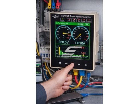 Trifazis galios analizatorius | su duomenų registravimu | harmonikų analizė | 0.2 tikslumo klasė | RS485 / RJ45 / Modbus TCP 2