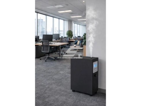 Nano kvapų difuzorius didelėms erdvėms | WiFi / Bluetooth | 150 ml | 600 m³ | 12V DC | 8W | 172x84x210mm | metalinis korpusas | juodas 5