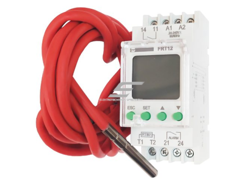 Modulinis | skaitmeninis | išmanusis termostatas su zondu kapiliaru termostatas | temperatūros reguliatorius | 24-240VAC/DC | -25...+130°C | DIN | Promfactor Baltic | PR FRT12 | 4772151003082 Modulinis | skaitmeninis | išmanusis termostatas su zondu kapiliaru termostatas | temperatūros reguliatorius | 24-240VAC/DC | -25...+130°C | DIN | Promfactor Baltic | PR FRT12 | 4772151003082