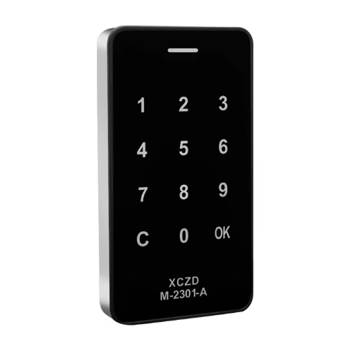 Electronic cabinet lock with code | digital | 107x57x14 mm | zinc alloy | with illumination | universal | silver Electronic cabinet lock with code | digital | 107x57x14 mm | zinc alloy | with illumination | universal | silver