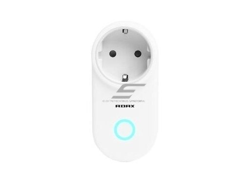 Išmani Wi-Fi + Bluetooth rozetė | kištukinis lizdas | termostatas 5-35°C | 16A | 3680W | 230V | baltas | IP20 | ADAX | WT3