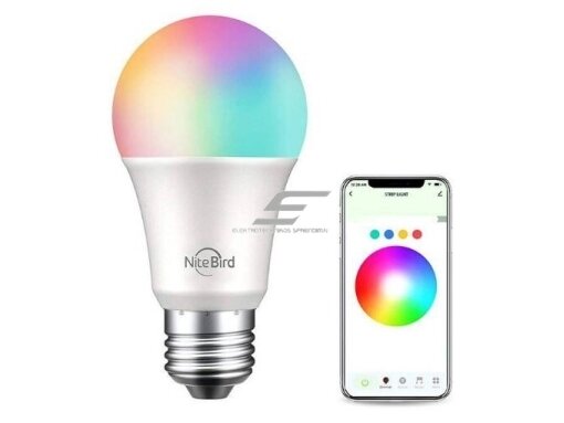 Išmani LED lemputė | E27 | 8W | 110-230VAC | 2700-6500K | 800lm | RGBW | 2vnt. | Wi-Fi | GOSUND | WB4x2 1 Išmani LED lemputė | E27 | 8W | 110-230VAC | 2700-6500K | 800lm | RGBW | 2vnt. | Wi-Fi | GOSUND | WB4x2 1