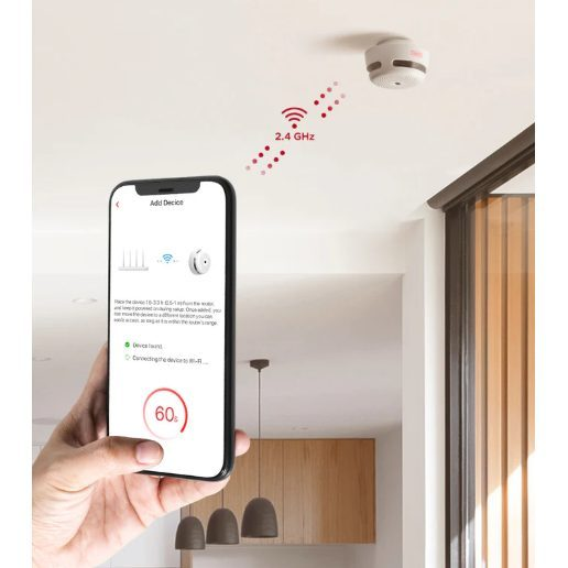 Smart | Wireless | Standalone Smoke Sensor | Detector | Wi-Fi | X-Sense XS01-WX 1