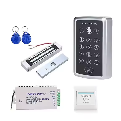 Система контроля доступа | с RFID картой и PIN-кодом | магнитный дверной замок 180 кг | 12V | 1000 пользователей | полный комплект 1 Система контроля доступа | с RFID картой и PIN-кодом | магнитный дверной замок 180 кг | 12V | 1000 пользователей | полный комплект 1
