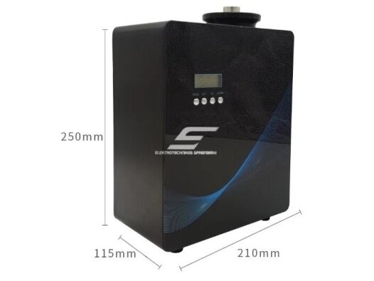 Išmanus pramoninis aromato difuzorius | 10W | 12VDC | 500ml | 500-1000m³ | 250x210x115mm | juodas | Bluetooth 3 Išmanus pramoninis aromato difuzorius | 10W | 12VDC | 500ml | 500-1000m³ | 250x210x115mm | juodas | Bluetooth 3