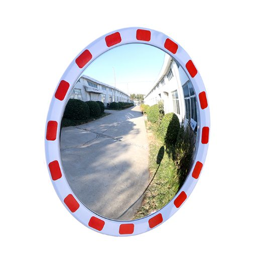 Convex safety mirror | 60 cm | for blind spots | 130° viewing angle | for indoor and outdoor use | for warehouses and roads