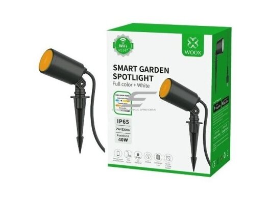 Išmanus LED šviestuvas | 7W | 230VAC | 3000K-6500K | 520lm | RGB+CCT | su 1,5m kabeliu | IP65 | Wi-Fi | TUYA | Smart Life | WOOX | R5147 | 8435606715034 2 Išmanus LED šviestuvas | 7W | 230VAC | 3000K-6500K | 520lm | RGB+CCT | su 1,5m kabeliu | IP65 | Wi-Fi | TUYA | Smart Life | WOOX | R5147 | 8435606715034 2