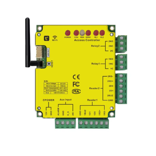 Nutikas ukse avamise kontroller | RFID kaart | PIN-kood | juhtimine telefoniga (Tuya WiFi/Bluetooth) | 1000 kasutajat Nutikas ukse avamise kontroller | RFID kaart | PIN-kood | juhtimine telefoniga (Tuya WiFi/Bluetooth) | 1000 kasutajat