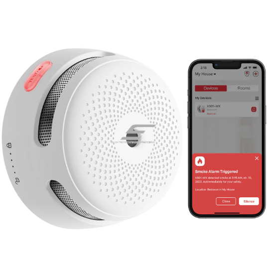 Smart | Wireless | Standalone Smoke Sensor | Detector | Wi-Fi | X-Sense XS01-WX Smart | Wireless | Standalone Smoke Sensor | Detector | Wi-Fi | X-Sense XS01-WX