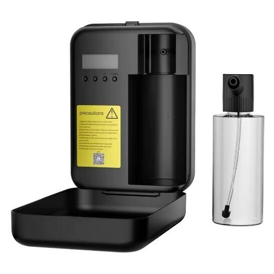 Nutikas tööstuslik aroomidifuusor | 8W | 12VDC | 260ml | 500-1000m³ | 195x140x68mm | must | Bluetooth 1