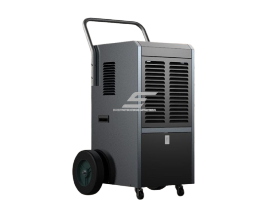 Išmanus pramoninis kompresorinis oro sausintuvas | drėgmės surinkėjas su integruotu siurbliu | 650W | 230V | 58l/24h | 500m³/h | 810x530x420mm | metalinis | juodas | Wi-Fi