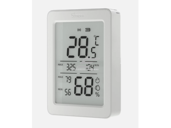 Išmanusis patalpų temperatūros ir drėgmės jutiklis Sonoff SNZB-02DR2 su monotoringo funkcija | 3,6'' LCD ekranas | VPD (garų slėgio deficito) ir rasos taško analizė | Zigbee 3.0 2