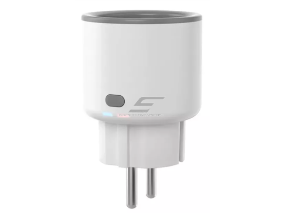 Išmani Wi-Fi rozetė | kištukinis lizdas | 4000W | 16A | 230V | su elektros energijos apsakaita | IP44 | baltas/pilkas | SONOFF | S60-TPF | 6920075740455 1