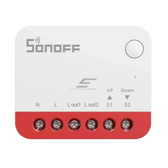 Smart blinds/roller shutter switch | 1A | WiFi 2.4GHz control | IP20 | Sonoff MiniZBRBS Smart blinds/roller shutter switch | 1A | WiFi 2.4GHz control | IP20 | Sonoff MiniZBRBS