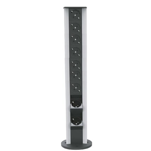Rozešu kārba | virsapmetuma montāža | 18 moduļi | 615x100mm | Pelēka Rozešu kārba | virsapmetuma montāža | 18 moduļi | 615x100mm | Pelēka