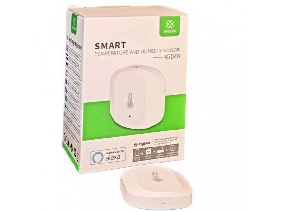 Išmanus | belaidis temperatūros ir drėgmės jutiklis su monitoringo funkcija | Wi-Fi | ZigBee | TUYA | WOOX | R7048 | 8435606701266 1 Išmanus | belaidis temperatūros ir drėgmės jutiklis su monitoringo funkcija | Wi-Fi | ZigBee | TUYA | WOOX | R7048 | 8435606701266 1