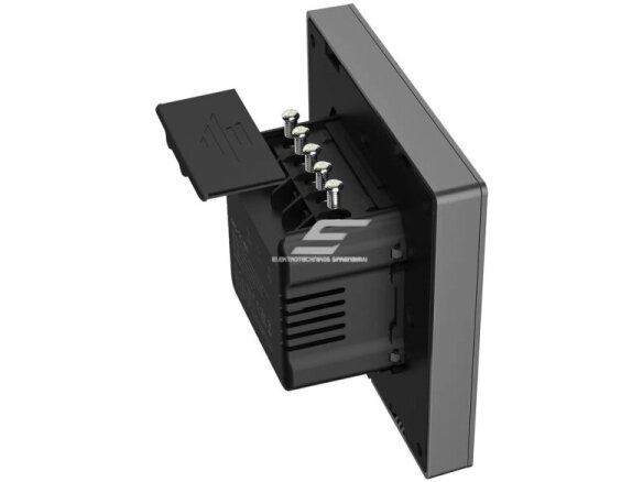 Išmanus | nuotolinis sieninis jungiklis | 2 klavišų | 10A | 2200W | 100-240VAC | juodas | Wi-Fi | SONOFF | M5-2C-86 | 6920075777109 1
