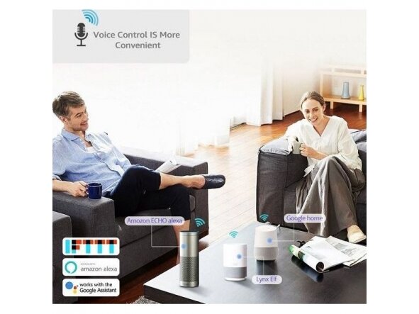 Išmanus | nuotolinis jungiklis | 230VAC | 10A | 2200W | Wi-Fi | TUYA | WOOX | R4967 2 Išmanus | nuotolinis jungiklis | 230VAC | 10A | 2200W | Wi-Fi | TUYA | WOOX | R4967 2