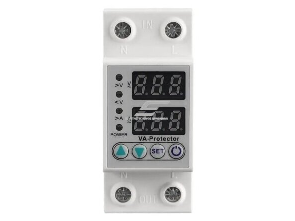 Modulinė | skaitmeninė įtampos ir srovės kontrolės relė | 63A | 230V | DIN Modulinė | skaitmeninė įtampos ir srovės kontrolės relė | 63A | 230V | DIN