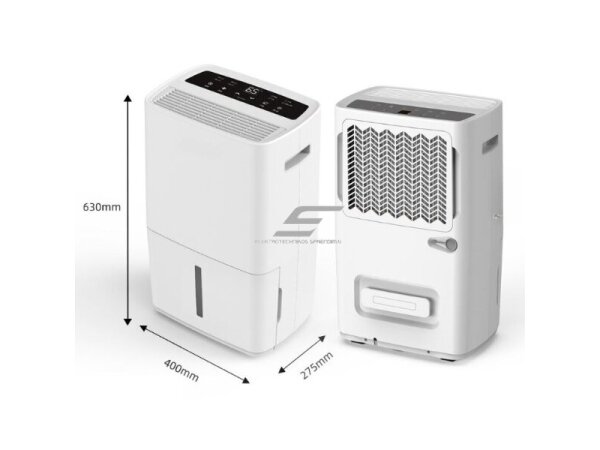 Išmanus buitinis oro sausintuvas | drėgmės surinkėjas | 650W | 230V | 50l/24h | 330m³/h | 630x400x275mm | baltas | Wi-Fi 3 Išmanus buitinis oro sausintuvas | drėgmės surinkėjas | 650W | 230V | 50l/24h | 330m³/h | 630x400x275mm | baltas | Wi-Fi 3