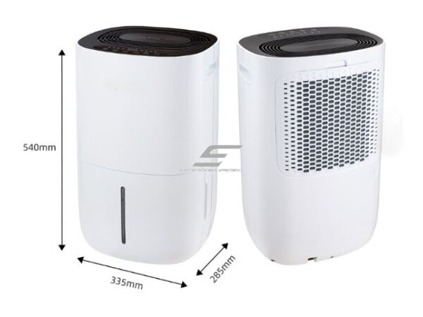Išmanus buitinis oro sausintuvas | valytuvas | drėgmės surinkėjas su jonizatoriumi | 215W | 230V | 16l/24h | 140m³/h | 540x335x285mm | baltas | Wi-Fi 3