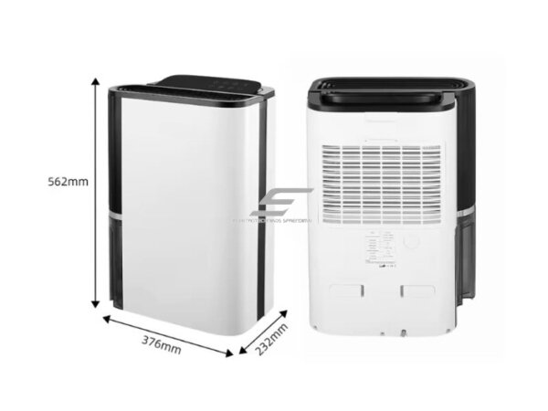 Buitinis oro sausintuvas | valytuvas | drėgmės surinkėjas su jonizatoriumi | 250W | 230V | 28l/24h | 180m³/h | 562x376x232mm | baltas 4 Buitinis oro sausintuvas | valytuvas | drėgmės surinkėjas su jonizatoriumi | 250W | 230V | 28l/24h | 180m³/h | 562x376x232mm | baltas 4