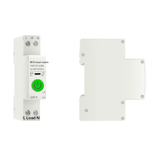 Smart WiFi automatic circuit breaker with energy metering | 1P | 50A | Tuya Smart APP | DIN rail mounting 1 Smart WiFi automatic circuit breaker with energy metering | 1P | 50A | Tuya Smart APP | DIN rail mounting 1