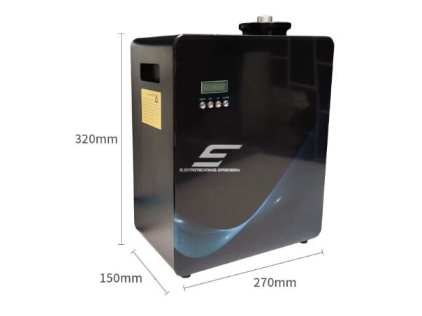 Išmanus pramoninis aromato difuzorius | 26W | 230V | 1000ml | 3000-5000m³ | 320x270x150mm | juodas | Bluetooth 3