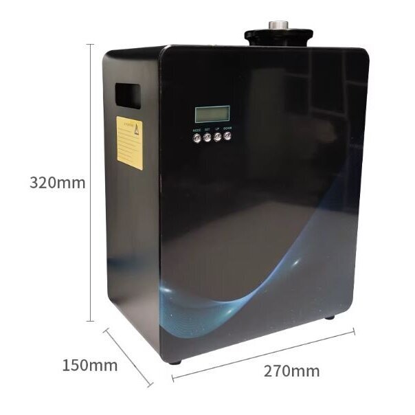 Viedais industriālais aromāta difuzors | 26W | 230V | 1000ml | 3000-5000m³ | 320x270x150mm | melns | Bluetooth 3