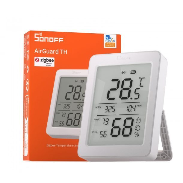 Умный датчик температуры и влажности помещения Sonoff SNZB-02DR2 с функцией мониторинга | 3,6'' LCD экран | анализ VPD (дефицита давления пара) и точки росы | Zigbee 3.0 1 Умный датчик температуры и влажности помещения Sonoff SNZB-02DR2 с функцией мониторинга | 3,6'' LCD экран | анализ VPD (дефицита давления пара) и точки росы | Zigbee 3.0 1